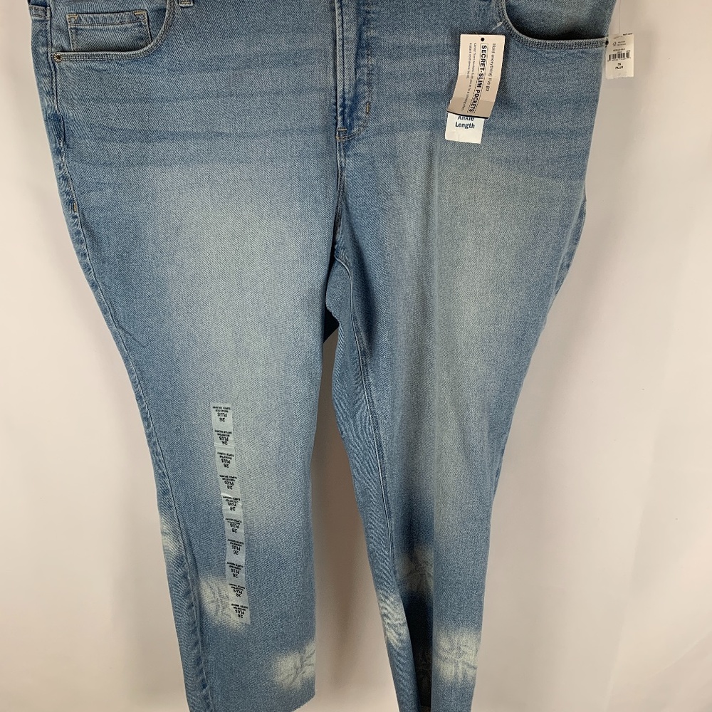 High waisted secret slim rockstar skinny jeans